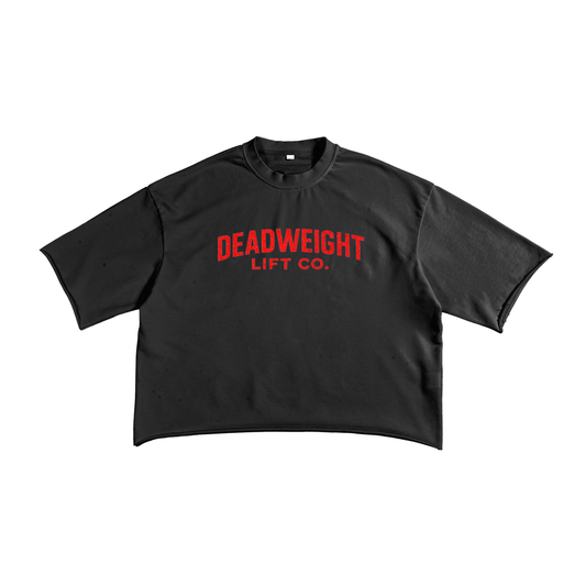 Deadweight Crest Raw Edge Boxy T-Shirt